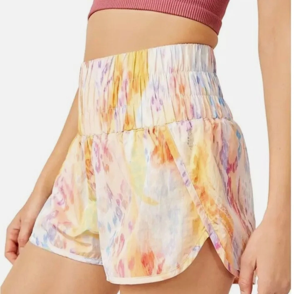 FREE PEOPLE FP Movement The Way Home Shorts Lynx Cosmic Combo NWT - Picture 3 of 5